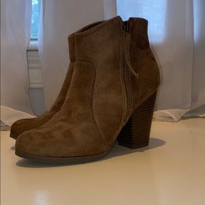 Journee Collection Brown Heeled booties
